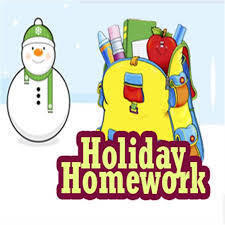 winter break holiday homework kvs